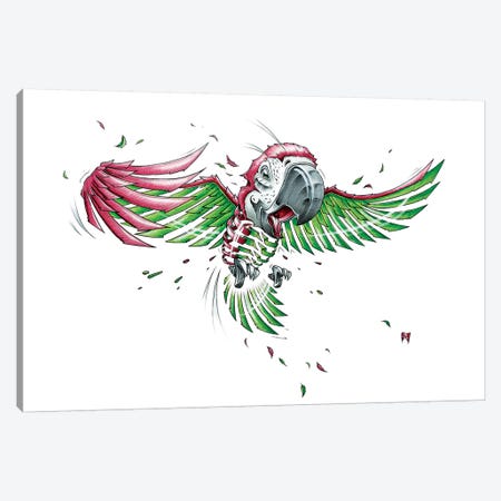 Parrot Canvas Print #JYN41} by JAYN Art Print