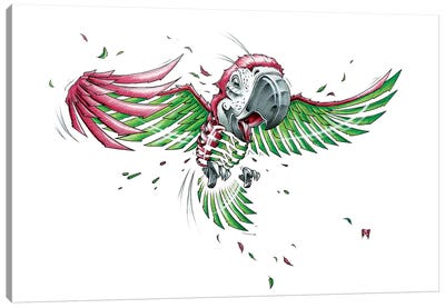 Parrot Canvas Art Print - JAYN