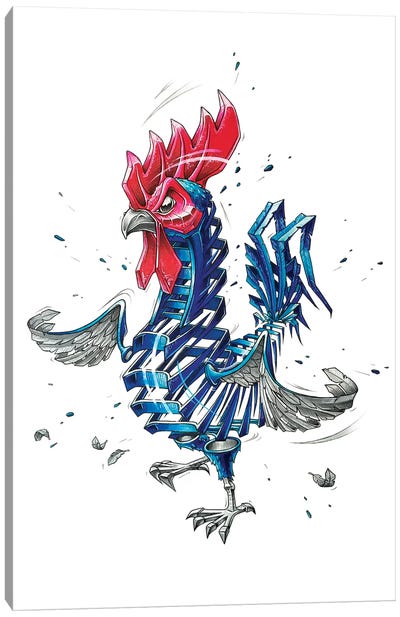 Rooster Canvas Art Print - JAYN