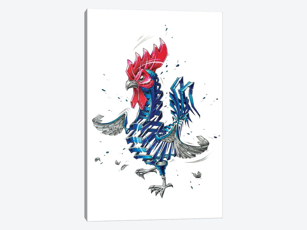 Rooster by JAYN 1-piece Canvas Wall Art
