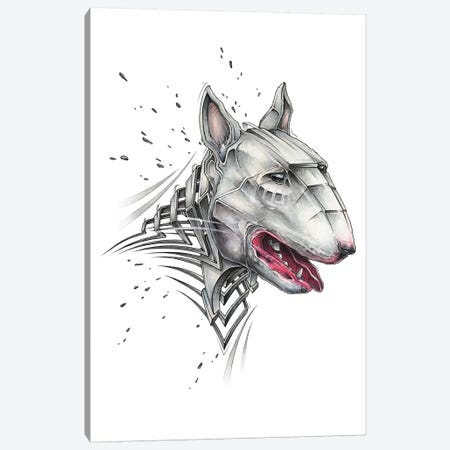 Bull Terrier Canvas Print #JYN66} by JAYN Canvas Art