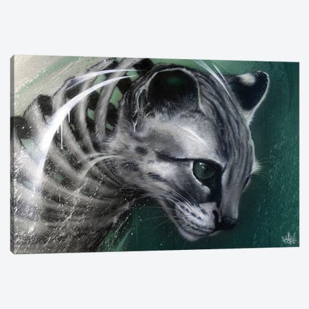 Wildcat Slice Canvas Print #JYN73} by JAYN Canvas Wall Art