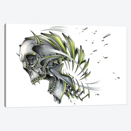 Skull Slice Canvas Print #JYN76} by JAYN Canvas Print