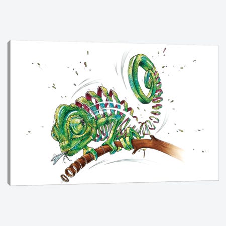Chameleon Canvas Print #JYN7} by JAYN Art Print