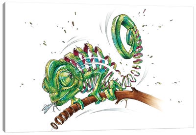 Chameleon Canvas Art Print