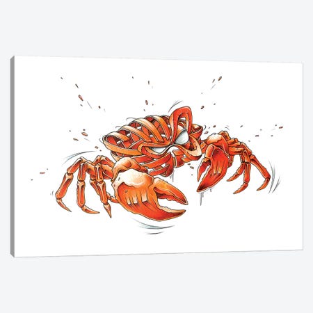 Crab Canvas Print #JYN9} by JAYN Canvas Wall Art