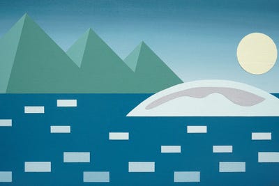 Glaciers in the Sea by Jun Youngjin canvas print