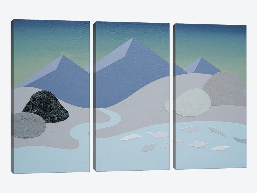 Islands in the Stream by Jun Youngjin 3-piece Art Print