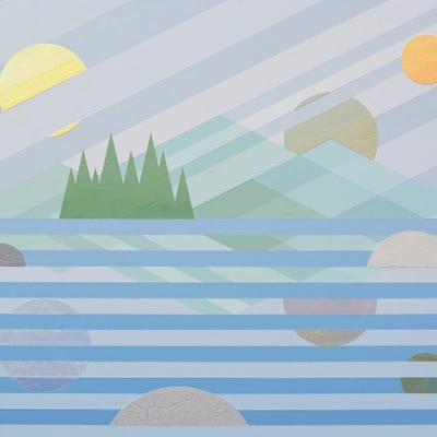 Forest & Moons by Jun Youngjin canvas print