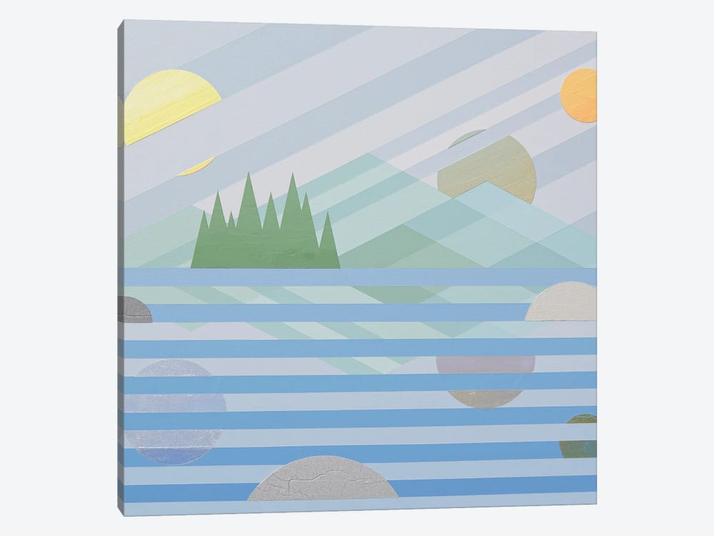Forest & Moons by Jun Youngjin 1-piece Canvas Print