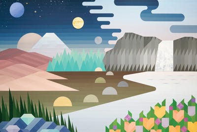 Waterfall by Jun Youngjin acrylic art print