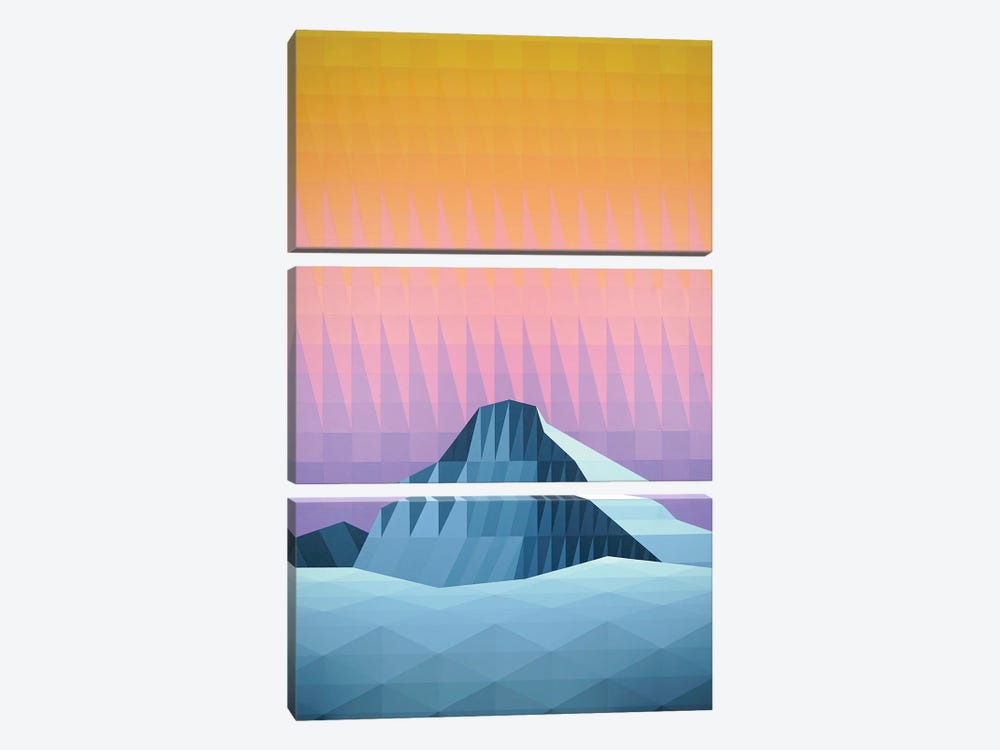 Sunrise over the Snowy Peaks by Jun Youngjin 3-piece Canvas Artwork