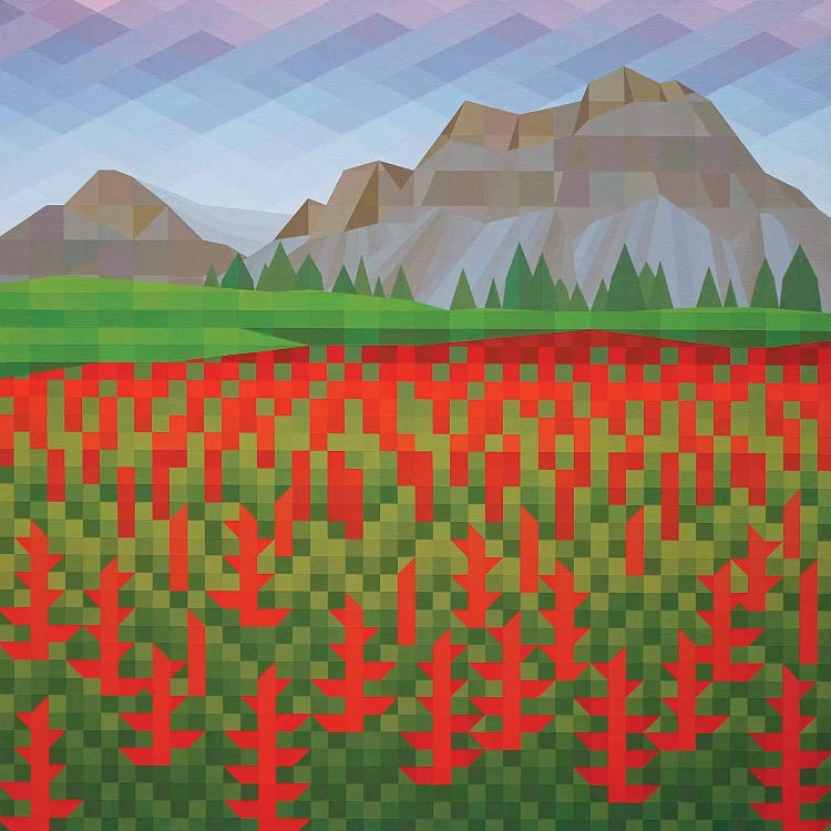 Field of Poppies by Jun Youngjin wall art