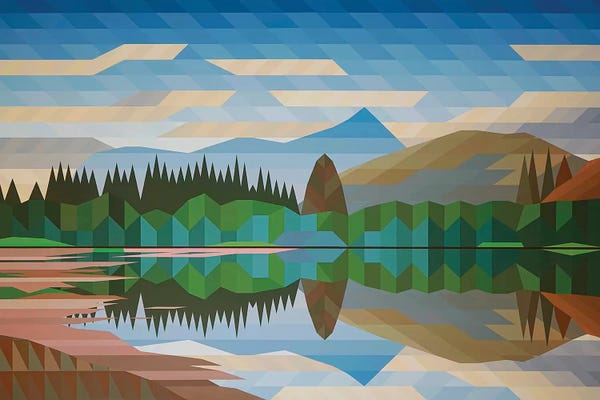 Jun Youngjin: Lake Reflection III by Jun Youngjin