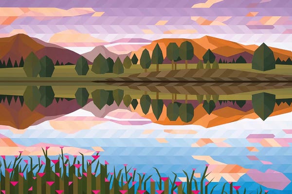 Jun Youngjin: Lake Reflection IV by Jun Youngjin