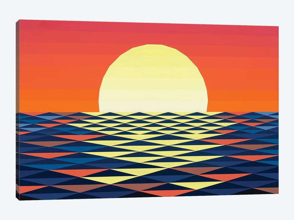 Nautical Sunset by Jun Youngjin 1-piece Canvas Wall Art