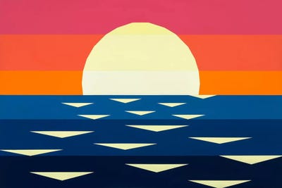Nautical Sunset II by Jun Youngjin canvas print