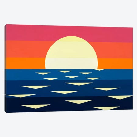 Nautical Sunset II Canvas Print #JYO27} by Jun Youngjin Canvas Art Print
