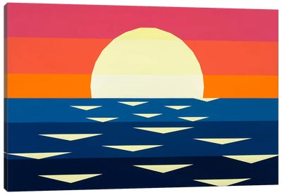 Nautical Sunset II Canvas Art Print
