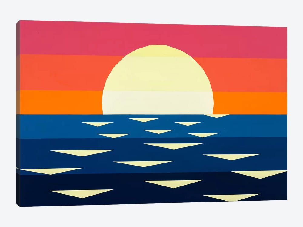 Nautical Sunset II by Jun Youngjin 1-piece Canvas Art Print