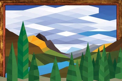 Sky and Trees by Jun Youngjin canvas print