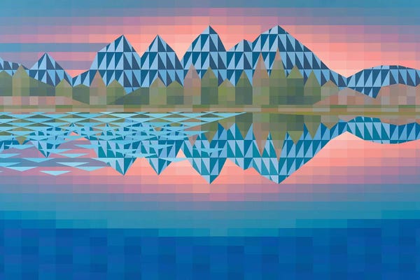 Jun Youngjin: Sunset Mountains by Jun Youngjin