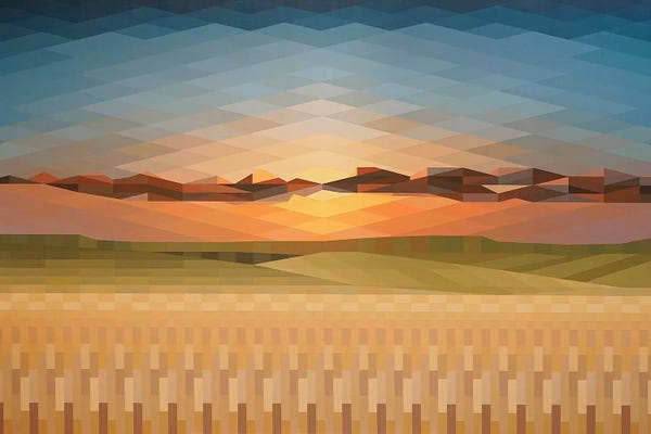 Jun Youngjin: Sunsrise Fields by Jun Youngjin