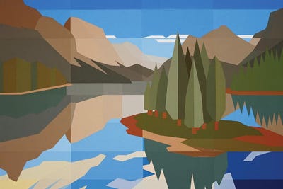 Tree Island by Jun Youngjin acrylic art print