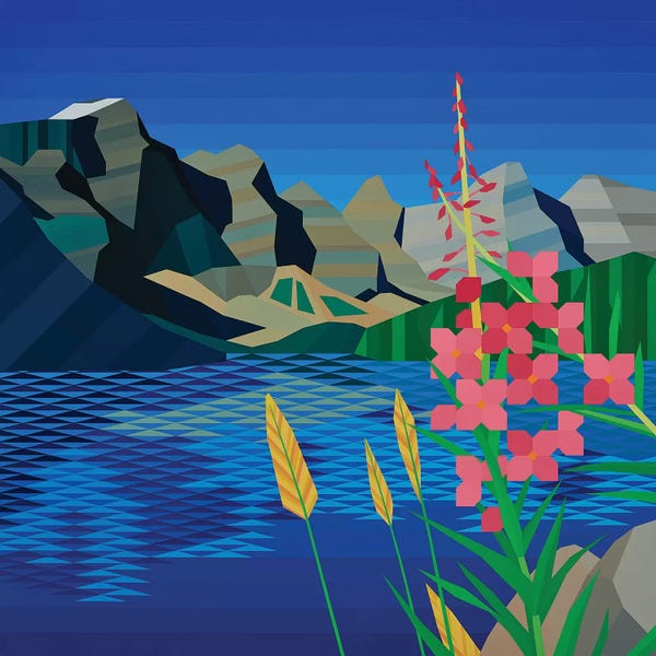 Jun Youngjin: Pink Wildflower by Jun Youngjin