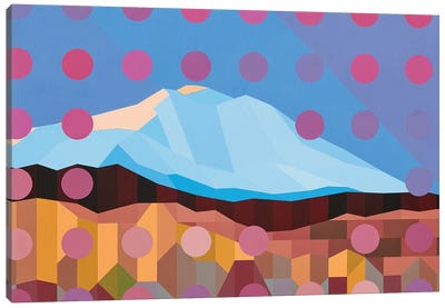 Dotted Mountain Canvas Art Print - Jun Youngjin