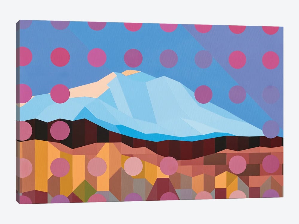 Dotted Mountain by Jun Youngjin 1-piece Canvas Wall Art