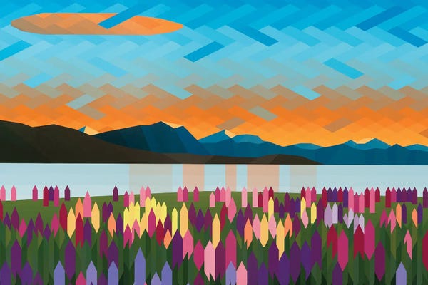 Jun Youngjin: Floral Sunset by Jun Youngjin