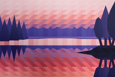 Pink Reflections by Jun Youngjin acrylic art print