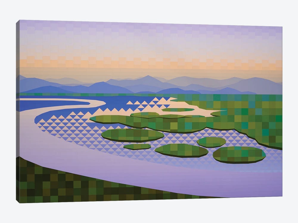Islands by Jun Youngjin 1-piece Canvas Print