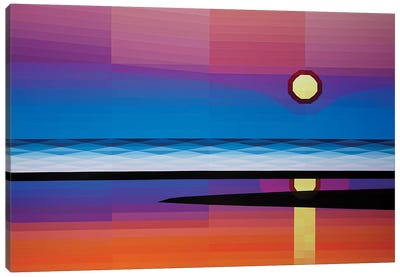 Beach Sunrise Canvas Art Print