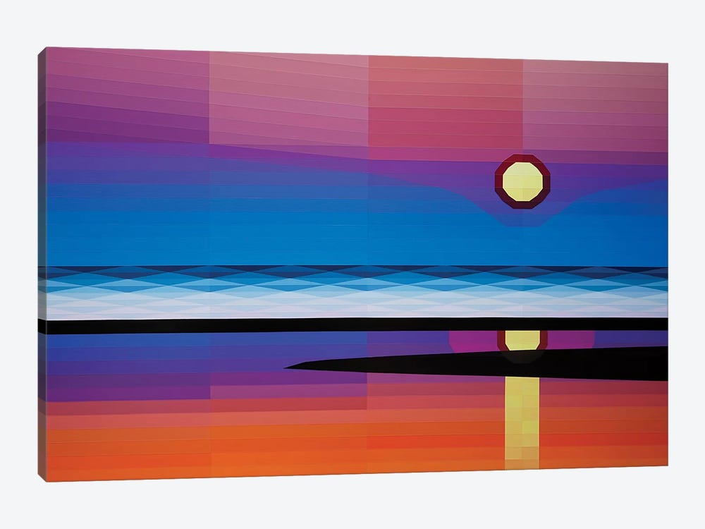 Beach Sunrise by Jun Youngjin 1-piece Canvas Art