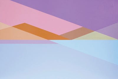 Geometric Mountains by Jun Youngjin acrylic art print