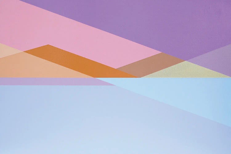 Geometric Mountains by Jun Youngjin wall art