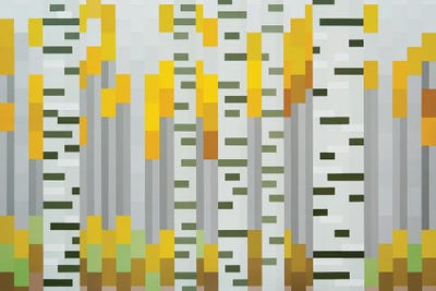 Aspens by Jun Youngjin acrylic art print