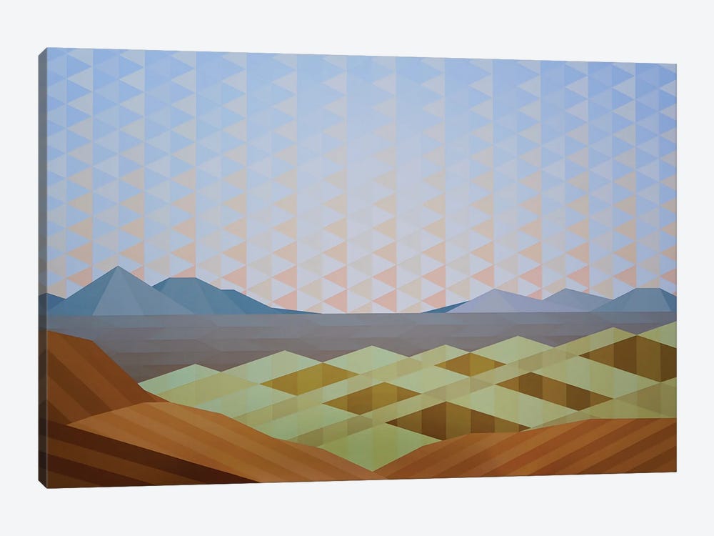 Triangle Sky by Jun Youngjin 1-piece Canvas Wall Art