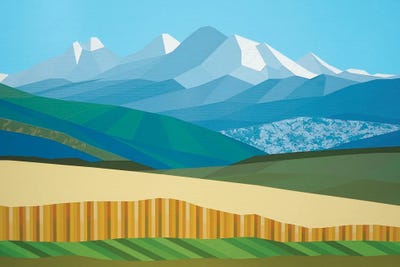 Clear Blue by Jun Youngjin canvas print