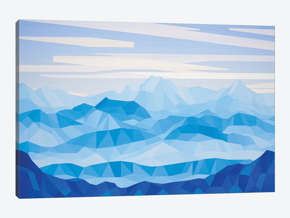 Blue Mountains by Jun Youngjin 1-piece Canvas Art