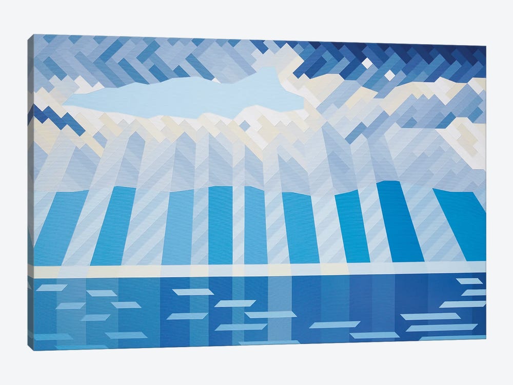 Water Flow by Jun Youngjin 1-piece Canvas Print