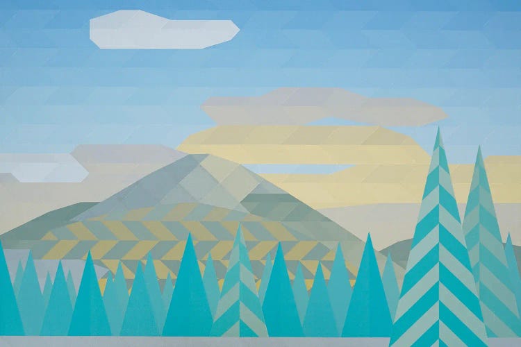 Through the Pines by Jun Youngjin wall art