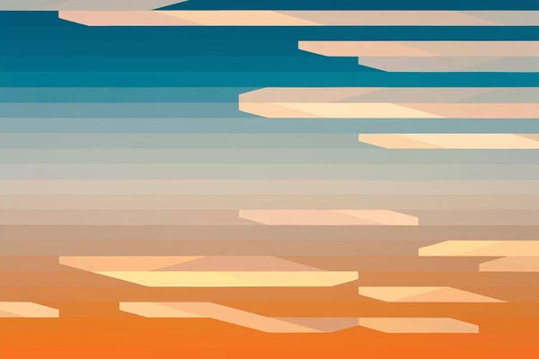 Fire & Ice: Blue and Orange Abyss by Jun Youngjin