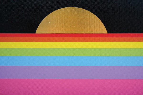 Jun Youngjin: Rainbow Sunset by Jun Youngjin