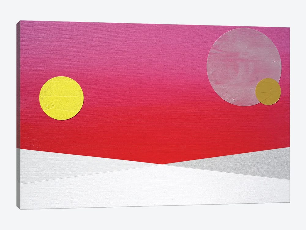 Red And Pink Sunset by Jun Youngjin 1-piece Canvas Print