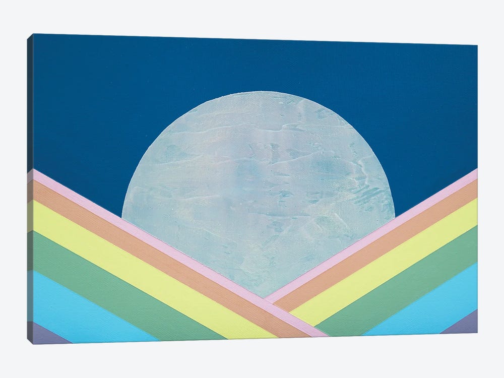 Rainbow Moon by Jun Youngjin 1-piece Canvas Art Print