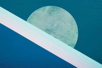 Half Moon by Jun Youngjin canvas print