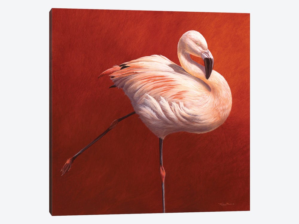 Flame Bird by Jeremy Paul 1-piece Canvas Art